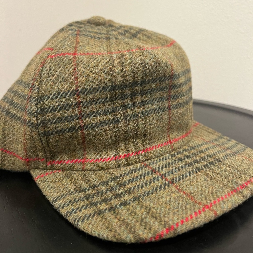 Flint and Tinder Hat Cap Tweed 5-Panel Hat in Forest Tartan - Picture 7 of 9